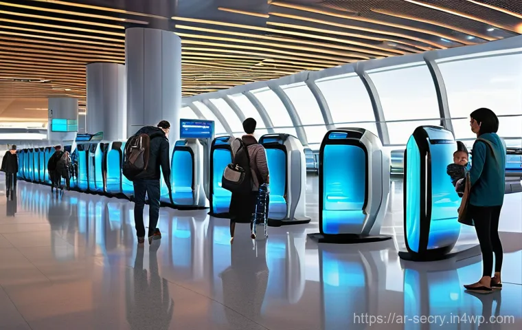 생체 인식 기술의 글로벌 시장 전망 - **Prompt 1: Seamless Morning Routine with Biometric Tech**
    A young professional woman, dressed i...