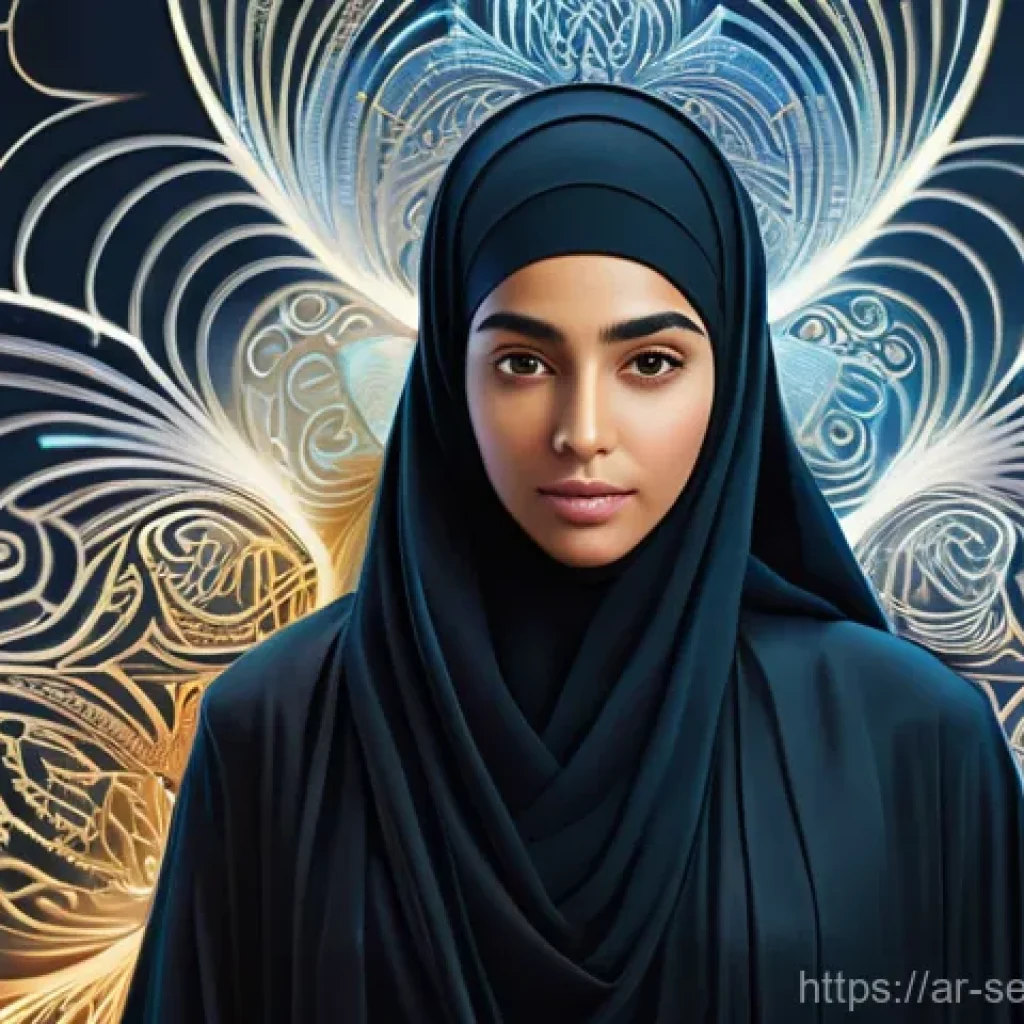 바이오메트릭 인증의 법적 쟁점 - **Prompt 1: The Personal Digital Aura**
A visually stunning digital art piece depicting a though...